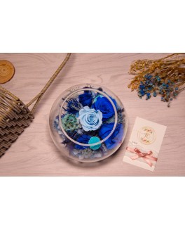 Glass Bowl Bouquet 04 保鮮花